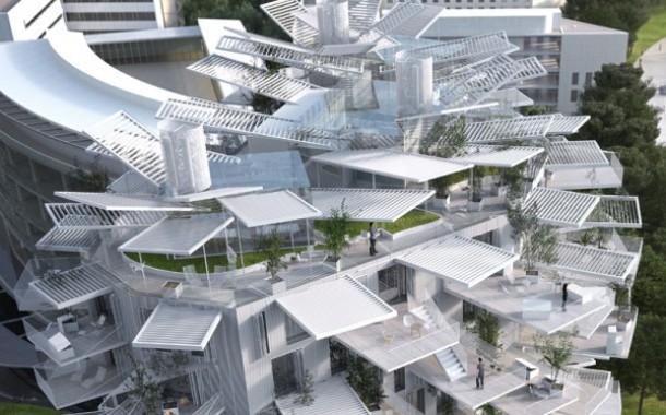 Tòa nhà hình cây tuyệt đẹp dành giải kiến trúc của Pháp